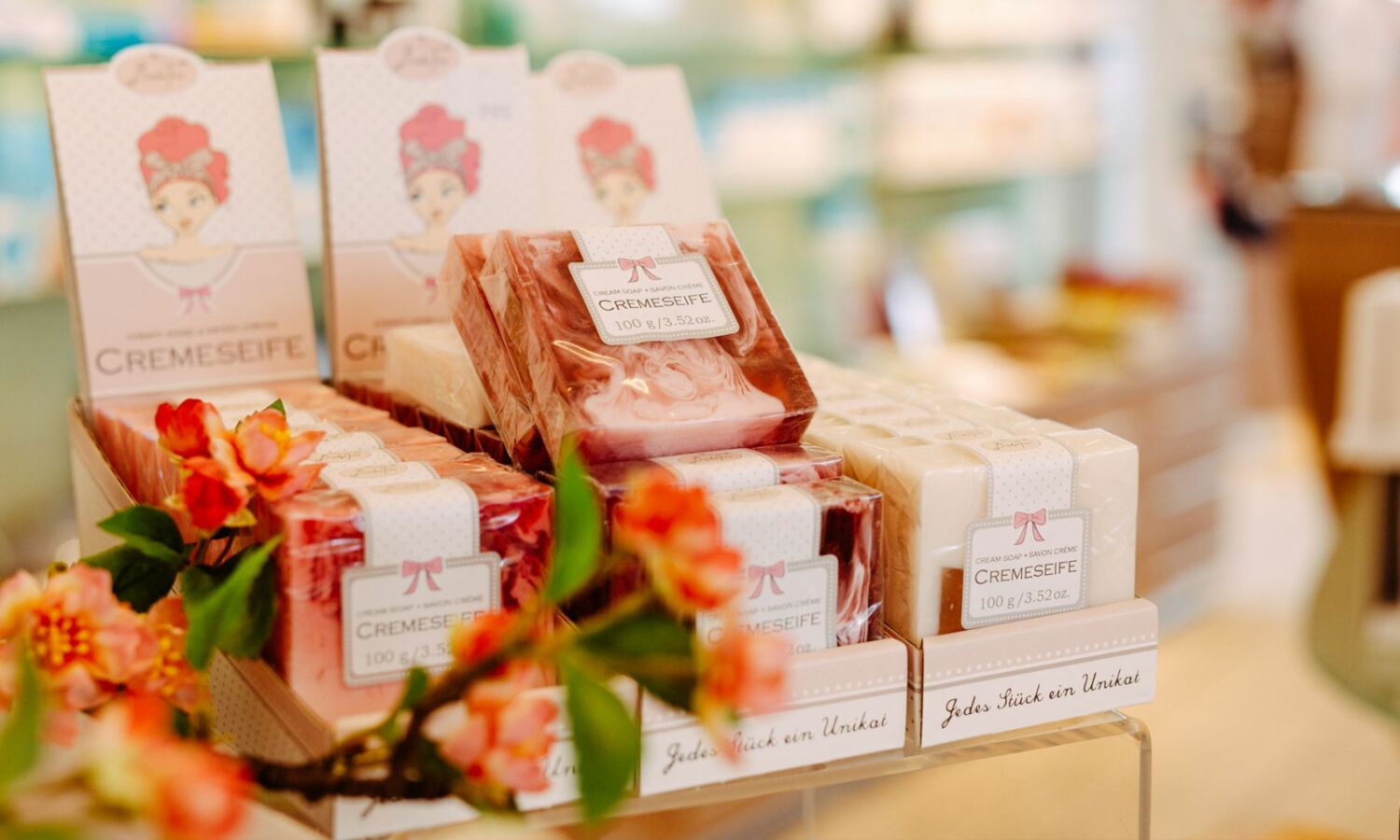 Cremeseife in Apotheke